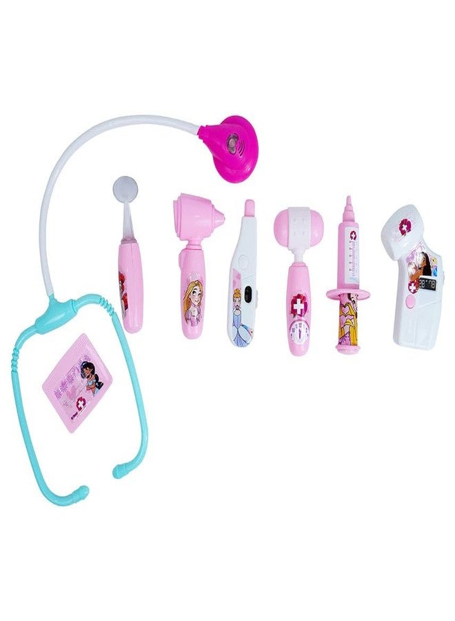 Kriiddaank Disney Princess Theme Portable Doctor Set with Medical Kit, Stethoscope & Realistic Tools for Girls | Fun & Educational Toy for Kids | Safe, Engaging & Interactive Play - Image 2